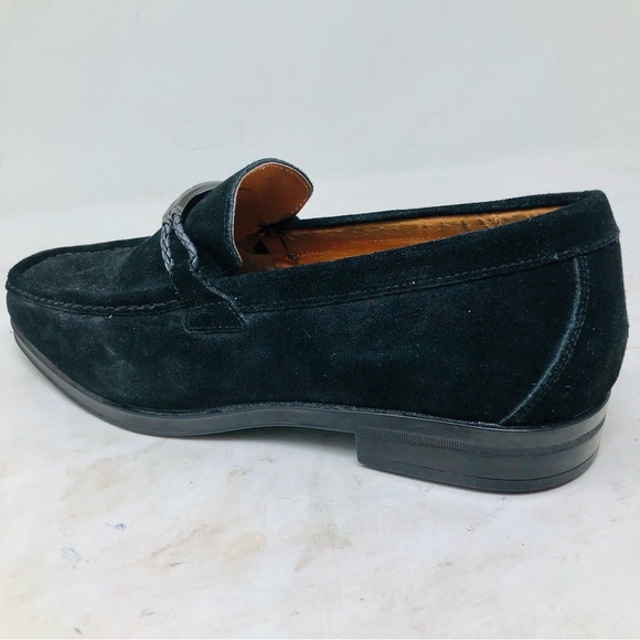 New Stacy Adams Black Suede Loafers main image 10